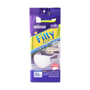Fitty Silky Touch Ear Rubber Fluffy White Slightly Large Size 30 Pieces