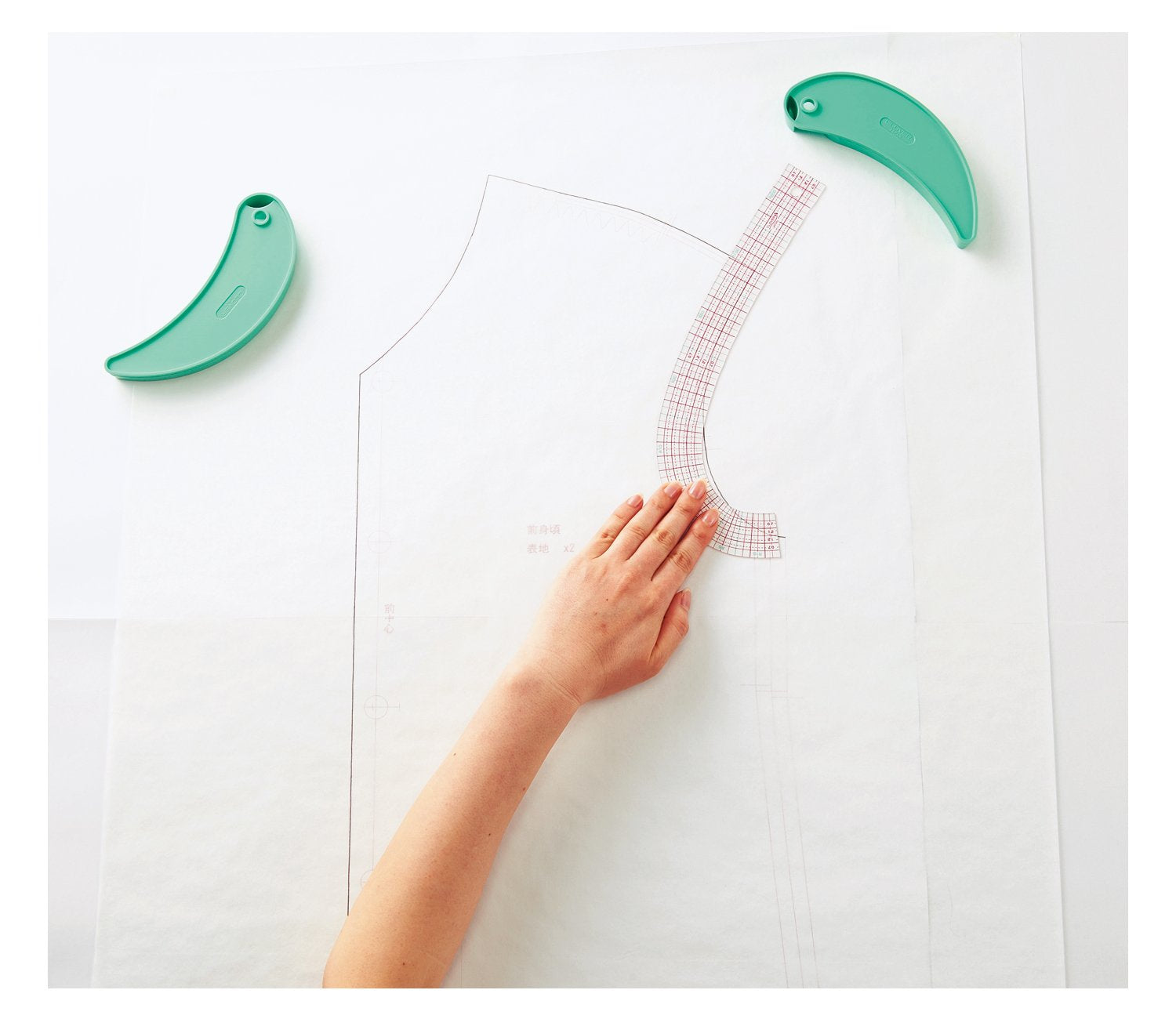 Clover Clover May Nguồn Cung Cấp Clover Curve Ruler với Thước Mini 25-051