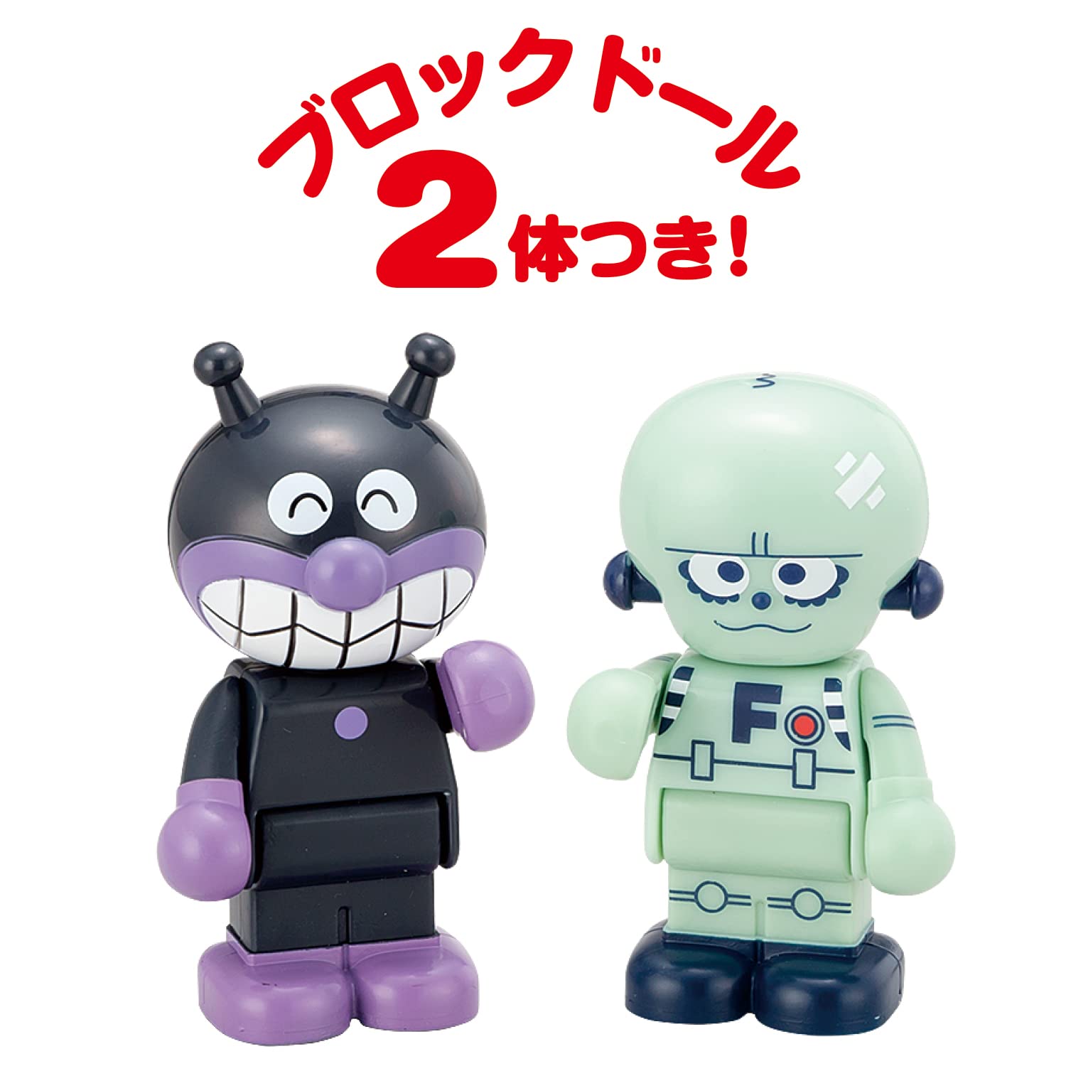 [BANDAI] BlockLabo Block Lab 麵包超人 Korokoro Block ～Korokoro Hasshin！ Baikin Mecha Kojo~ 建議 3 歲以上兒童