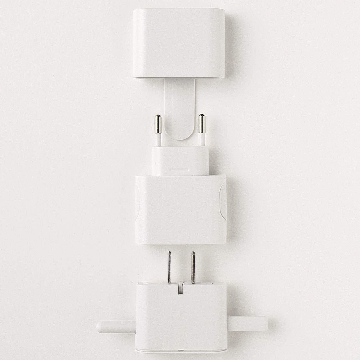 MUJI Travel Conversion Plug Adapter Travel Plug 18365739 White