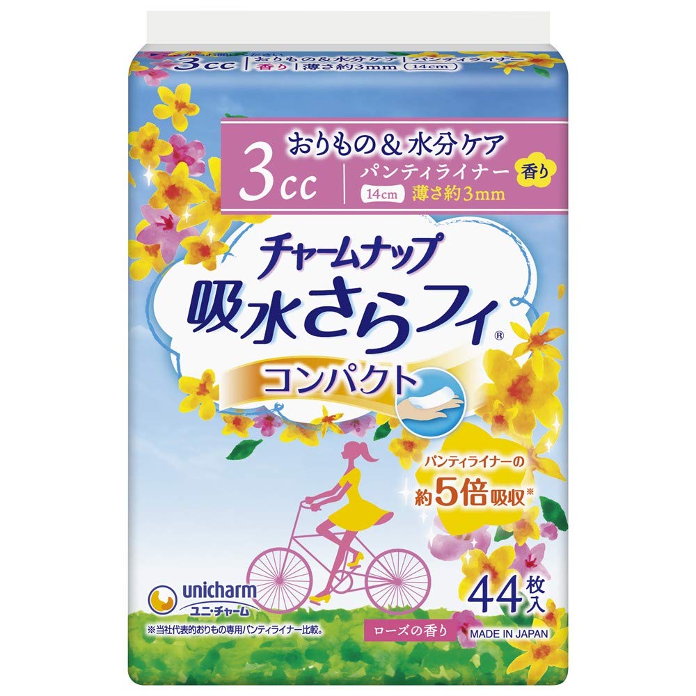 Unicharm Charm Nap Water Absorbent Sarafi PL Compact Fragrance 44 Sheets