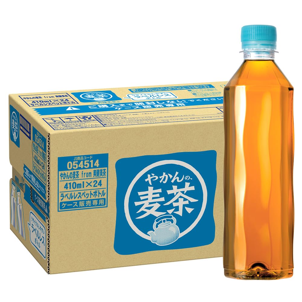 Coca-Cola Kettle Barley Tea from Sokenbicha Labelless 410mlPET x 24 bottles