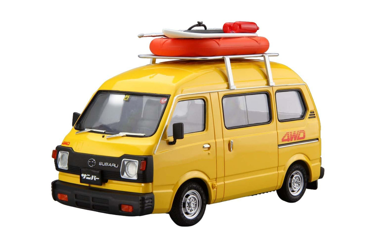 AOSHIMA☆Xe Ô Tô Mô Hình Số 55 1/24 Subaru K88 Sambar Mái Cao 4WD '80 Mô Hình Nhựa