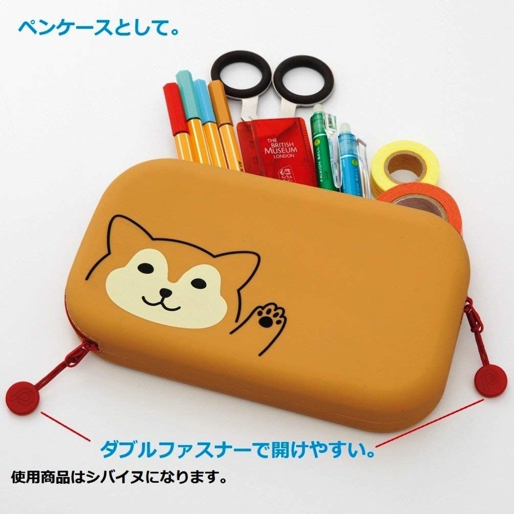 Lihit Lab Zipper Pouch Puni Lab Shiba Inu A7716-2