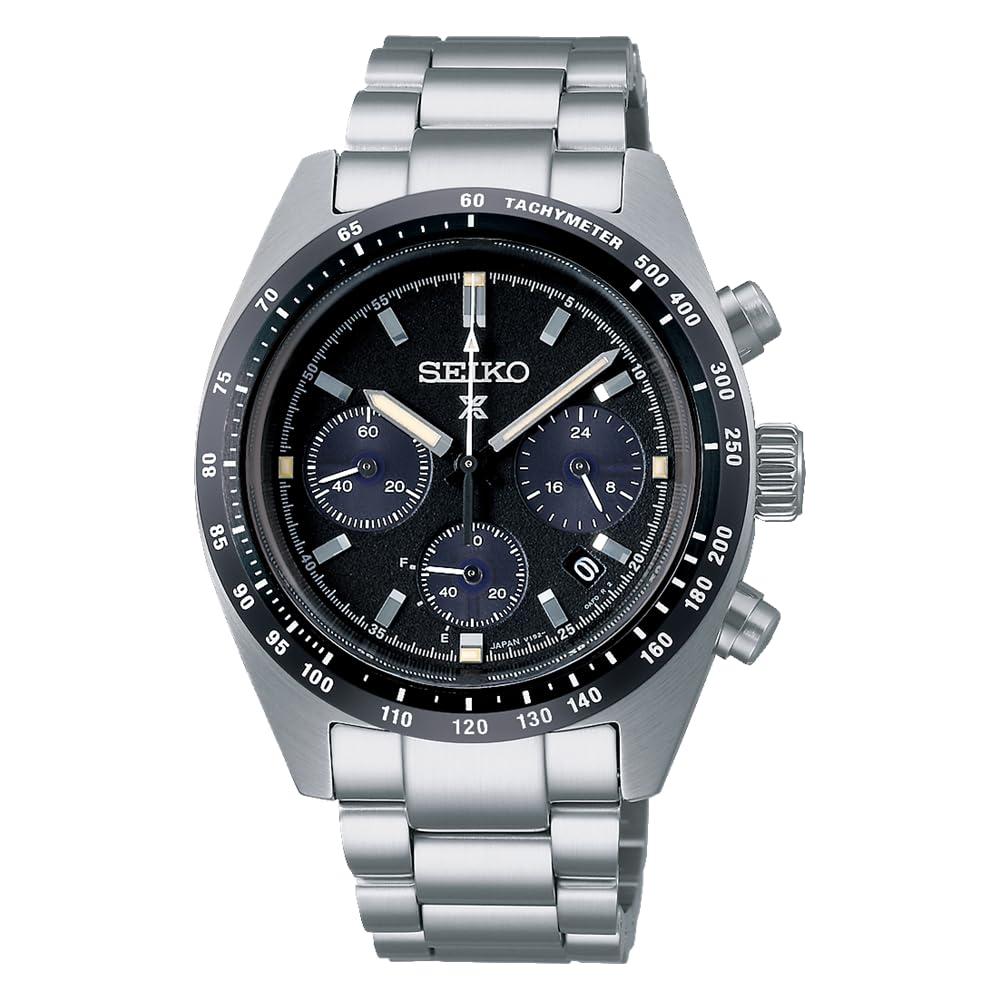 [Seiko Watch] Wristwatch Prospex Speed Timer Solar Chronograph Black SBDL091 Men's