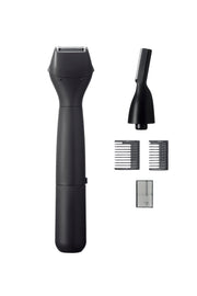 Panasonic First Multi Shaver Eyebrow/Beard/Body Shaver Waterproof Bath Can Be Used Battery Operated Black ER-GZ50-K