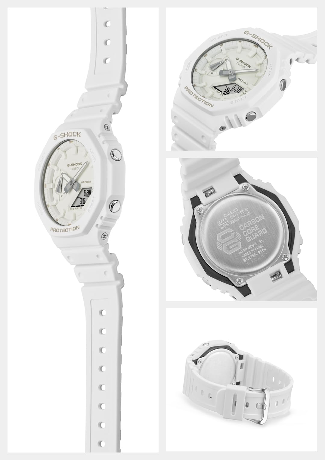[Casio] G-Shock Watch [Domestic Genuine Product] TONE-ONTONE series GA-2100-7A7JF Men's White