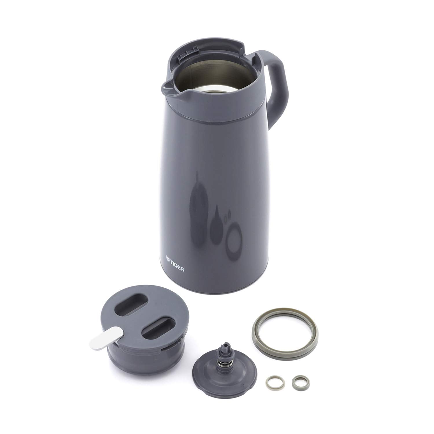 Tiger Thermal/Cold Tabletop Pot Large Capacity 2.0L Dark Gray PWO-A200HD
