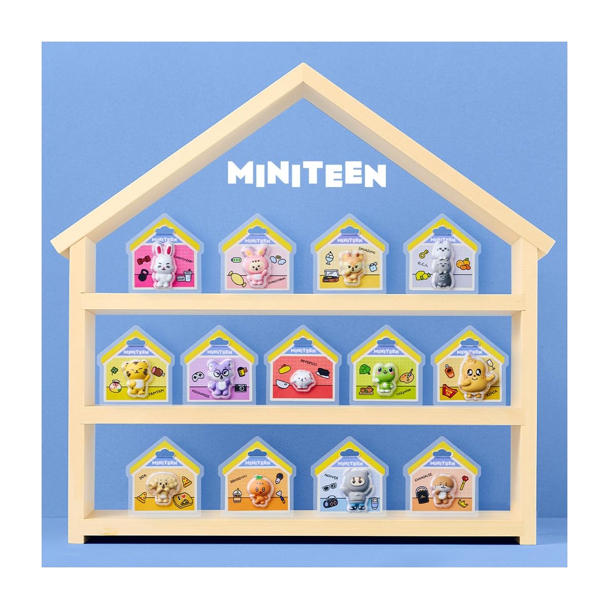 MINITEEN package charm & gummy 12 pieces BOX candy toy