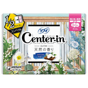 Center In Compact Natural Scent Especially for Daytime Relaxing Sabon with Wings 24.5cm 16 Pieces (Sanitary Napkins)