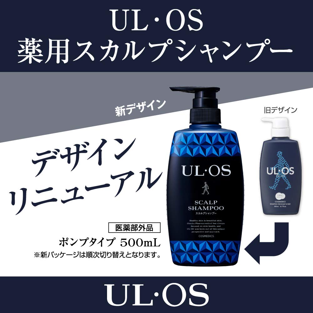 Uruos แชมพูสระผมแบบปั๊ม 500มล