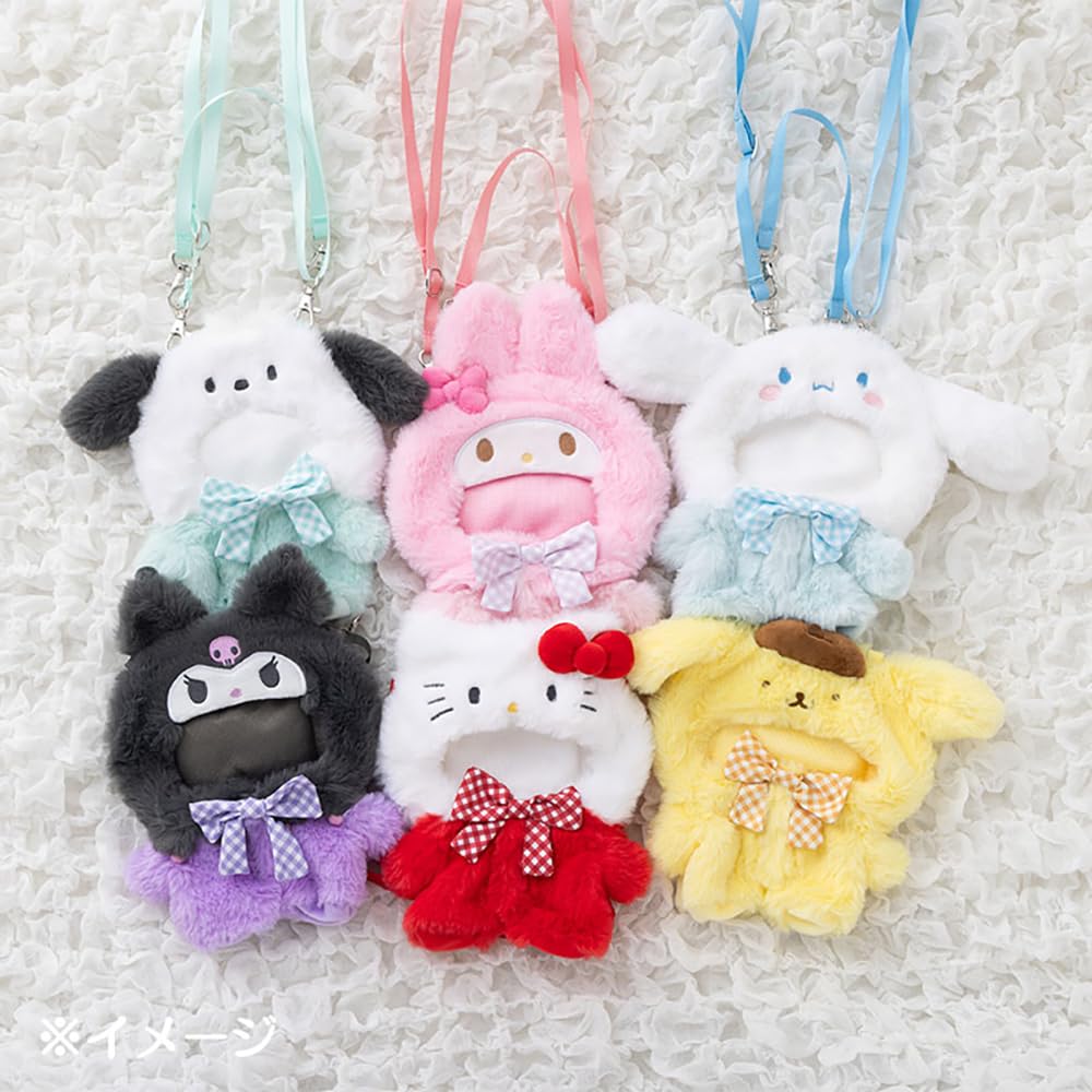 Sanrio Kisekaeo Clothes M Shoulder Pitatto Friends Kuromi Kuromi-chan Kuromi 22×15×1cm Character 100552