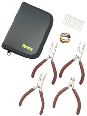 floresta Yatsuko Beginner Set, 7 Piece Accessory Tool Set, Flat Yatsuko, Maru Yatsuko, Nippers, Storage Case Included