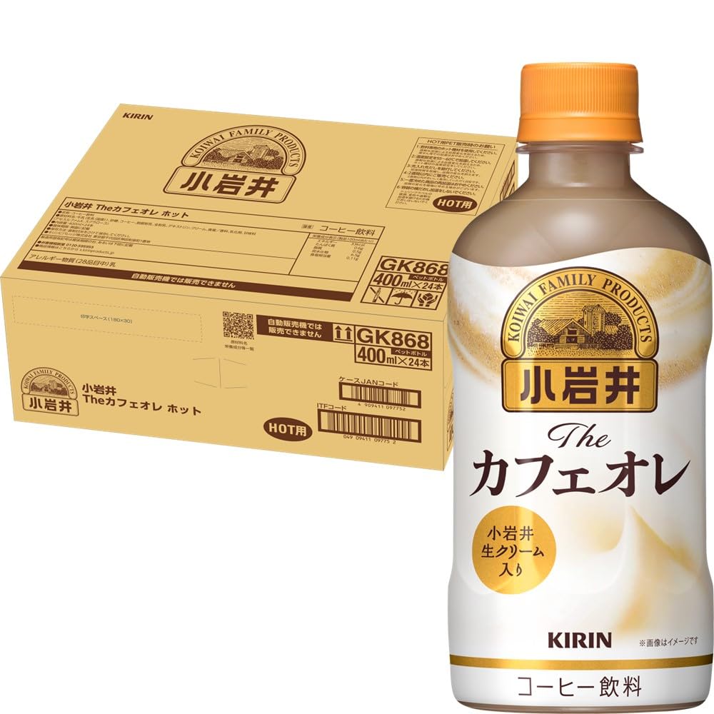 Koiwai The Cafe au Lait Hot 400ml 24 bottles Cafe Latte Coffee
