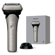 Panasonic Men's Shaver Lamb Dash 3 Blade Electric Razor AC Adapter Charging/Charging Stand Close Contact 3D Head ES-L361D-S Champagne Silver