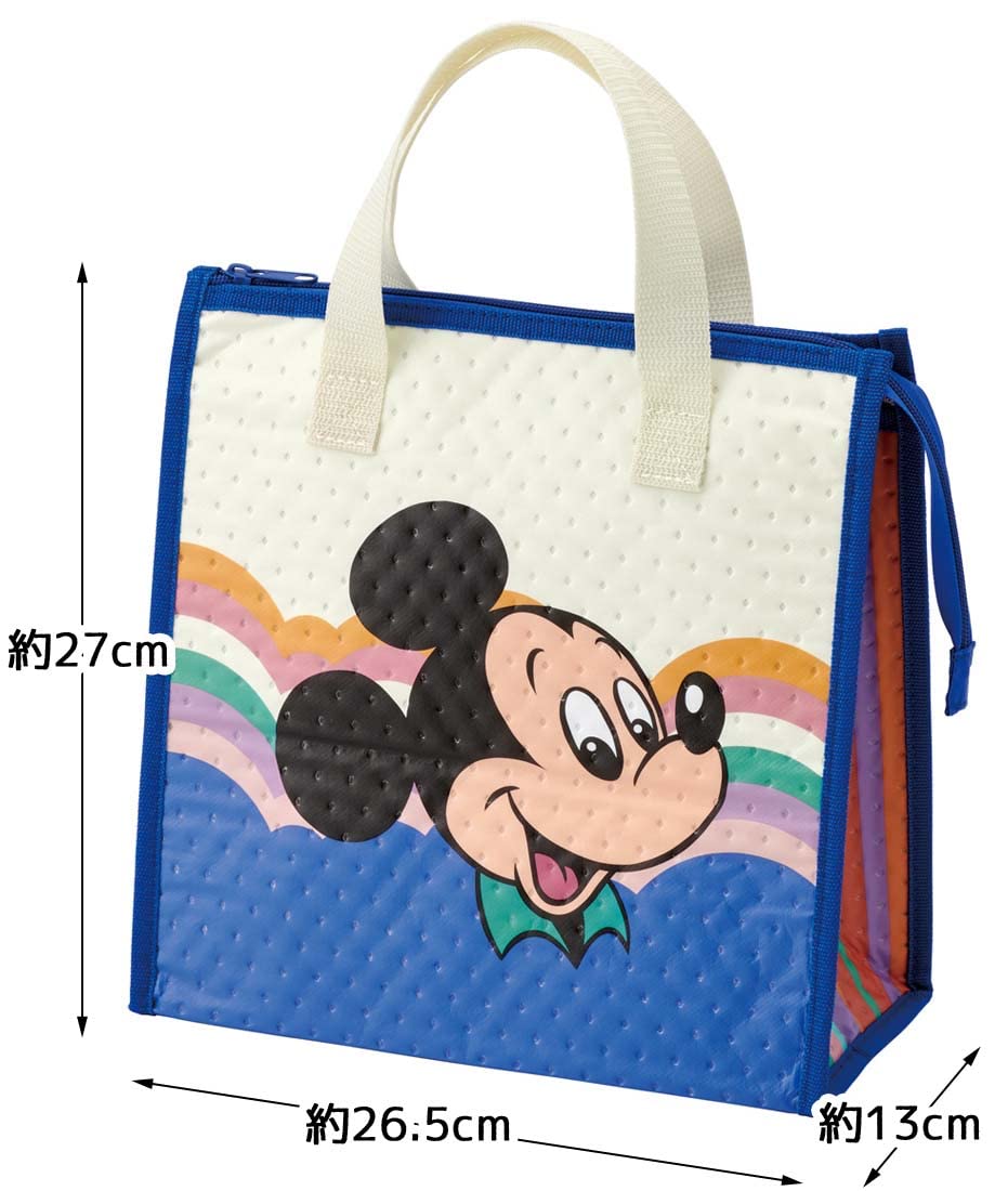 스케이터 런치백 부직포 쿨백 26.5 x 27cm 디즈니 레트로 미키 FBC1-A