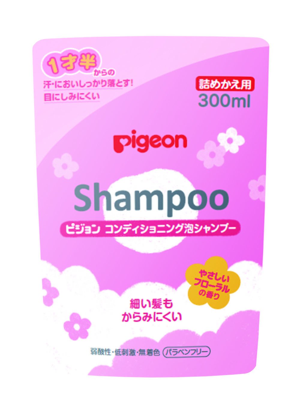 Dầu gội xả PIGEON hương hoa dịu nhẹ Refill 300ml