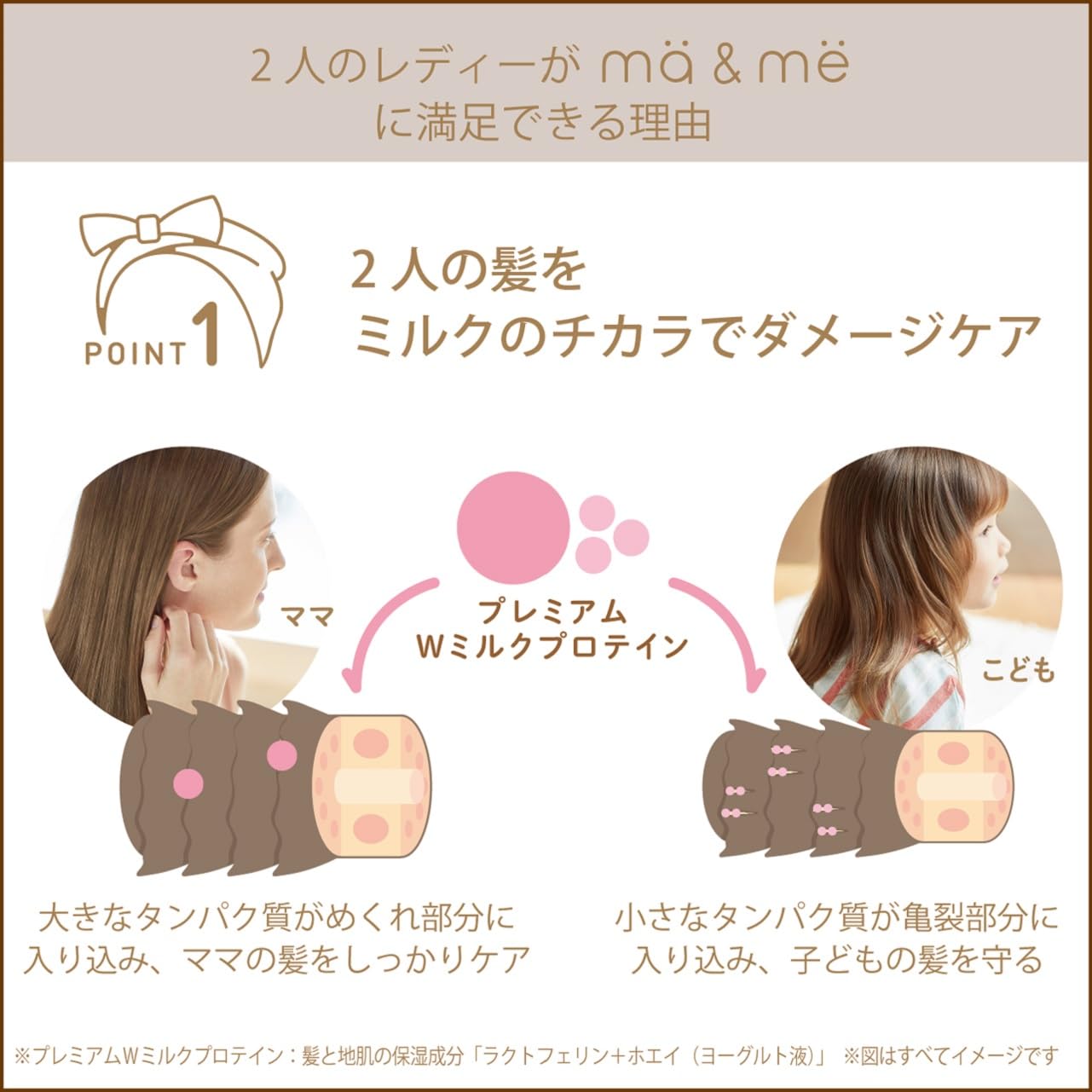 머 & 미 | 부모와 자식으로 사용할 수있는 데미지 케어 밀키 트리트먼트 180g
