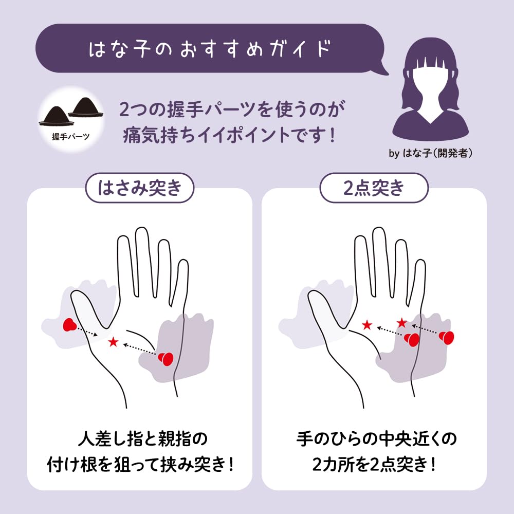 Gorilla's Handshake Electric Hand Care 5 Minute Timer Automatic OFF 3 Level Adjustment (Strong, Medium, Weak) Easy to Install Left and Right Hand Use Pink Doshisha GRT-2501PK