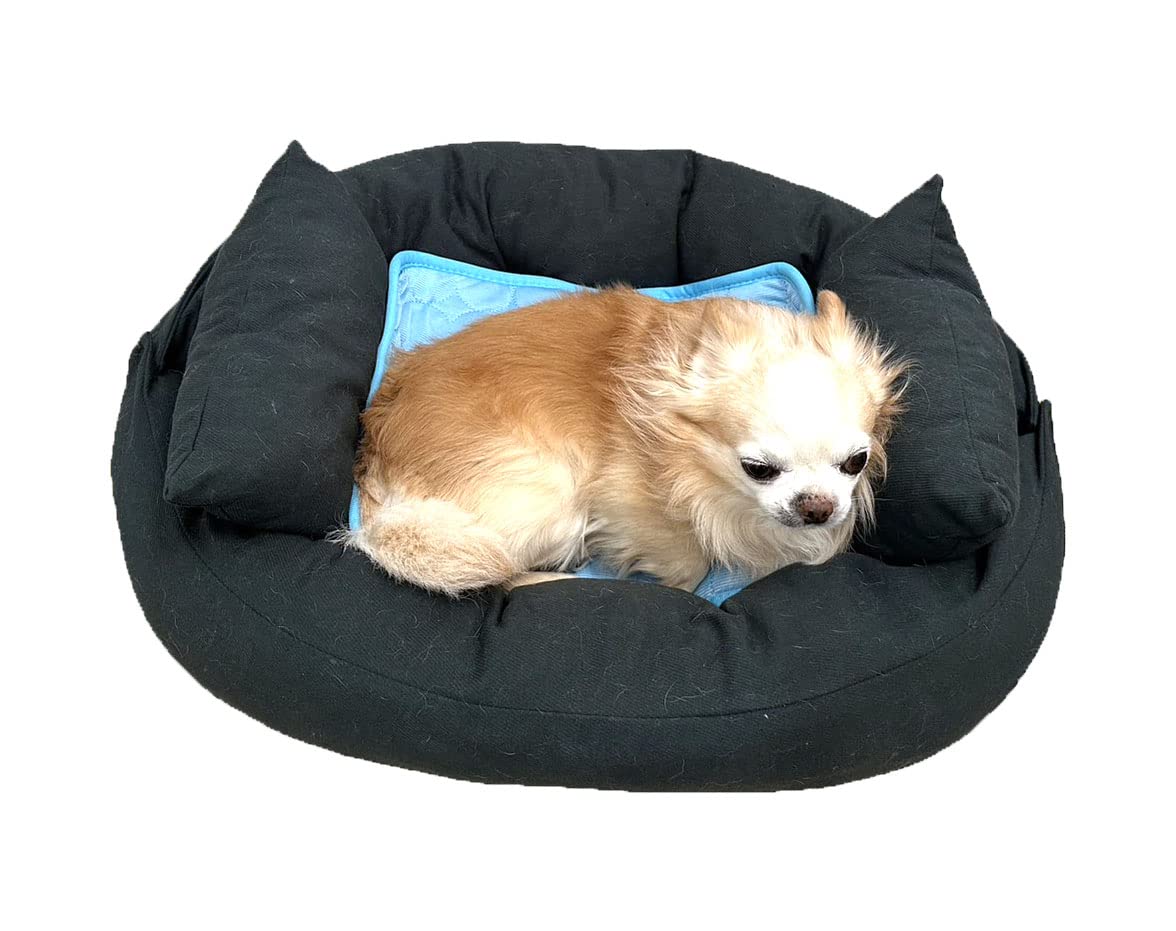 Pet Cooling Mat Cool for Cats and Dogs (Blue)