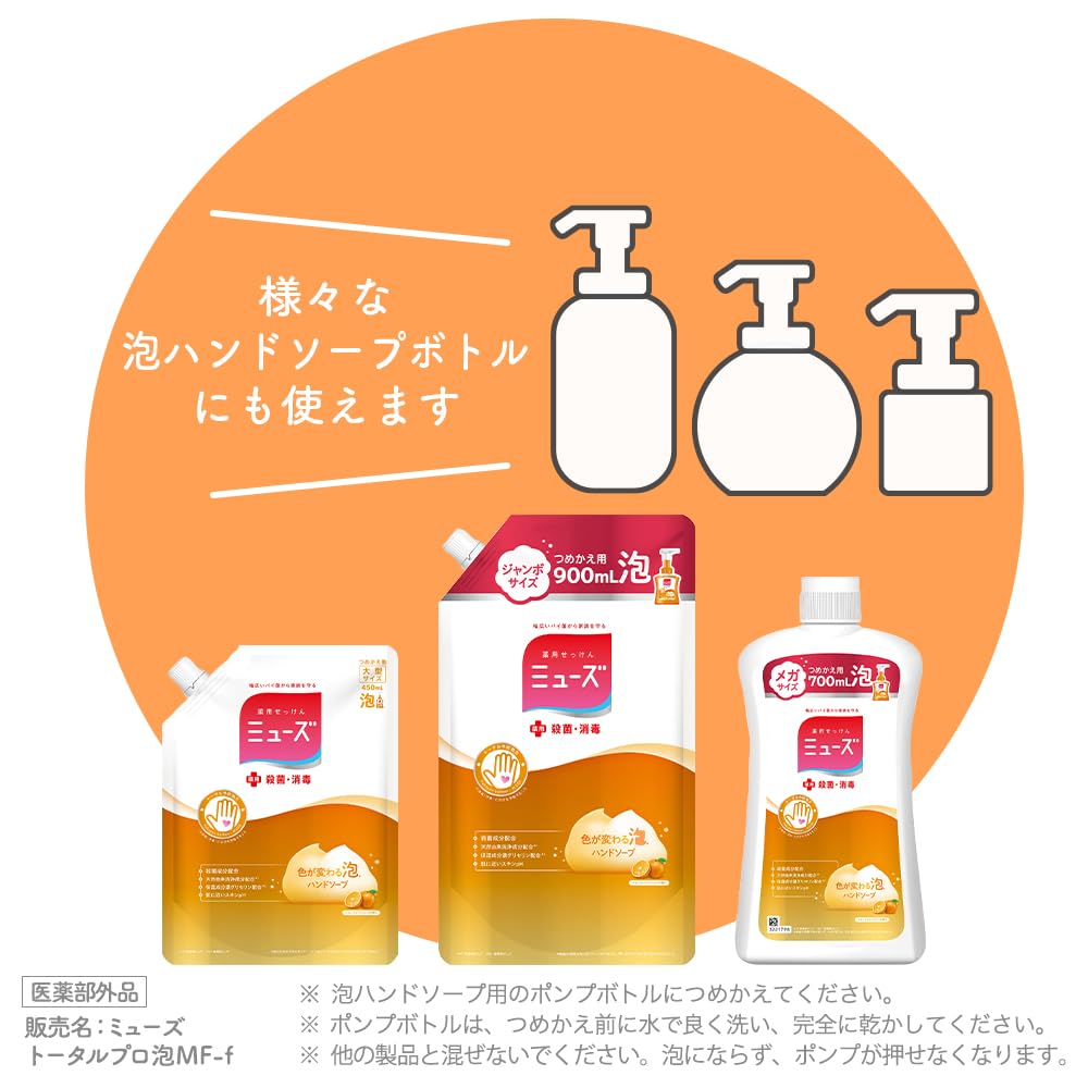 Xà phòng rửa tay Muse Muse Mega Size Fruity Fresh Refill 700ml
