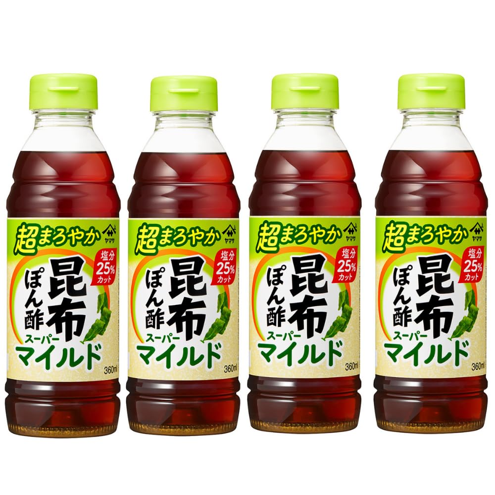 Yamasa Konbu Ponzu Super Mild 360ml x 4 pieces