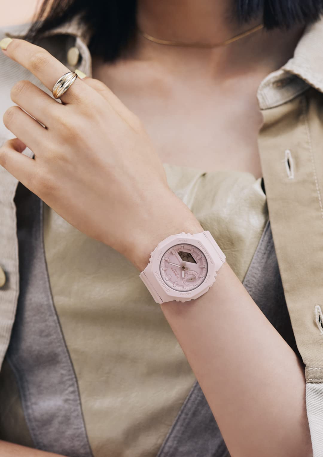 G-Shock [Casio] Watch G-Shock [Domestic genuine product] Mid-size model GMA-S2100BA-4AJF Women's Pink