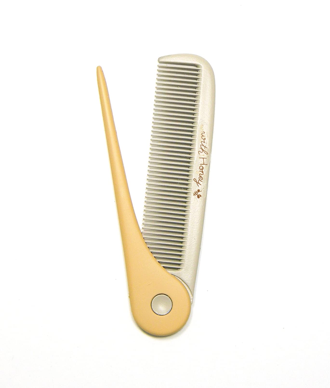 Ikemoto Brush Industry Honey Ingredient Comb Portable Set Comb "with Honey" HO-50 Made in Japan