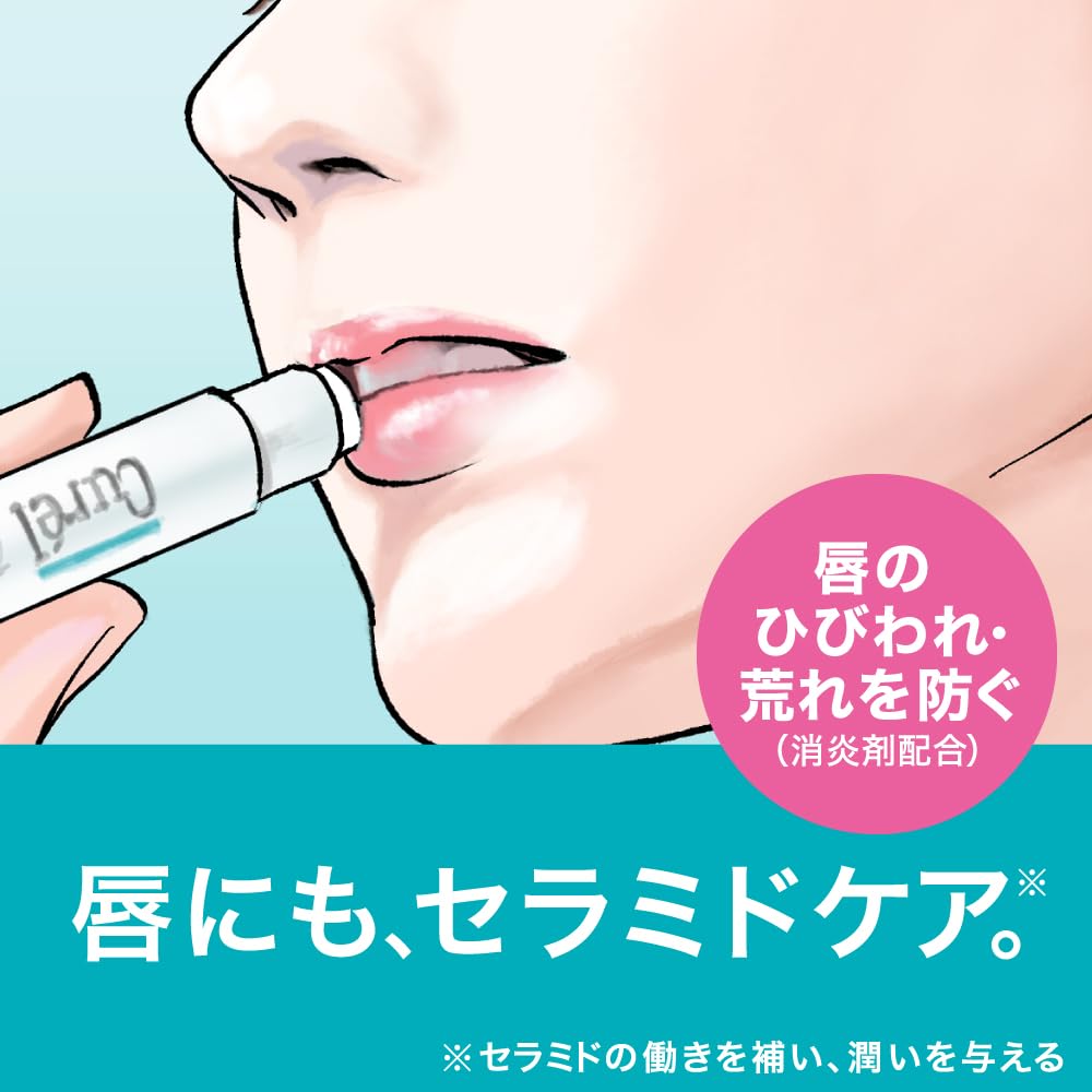 Curel Lip Care Stick 4.2g Làm mịn môi