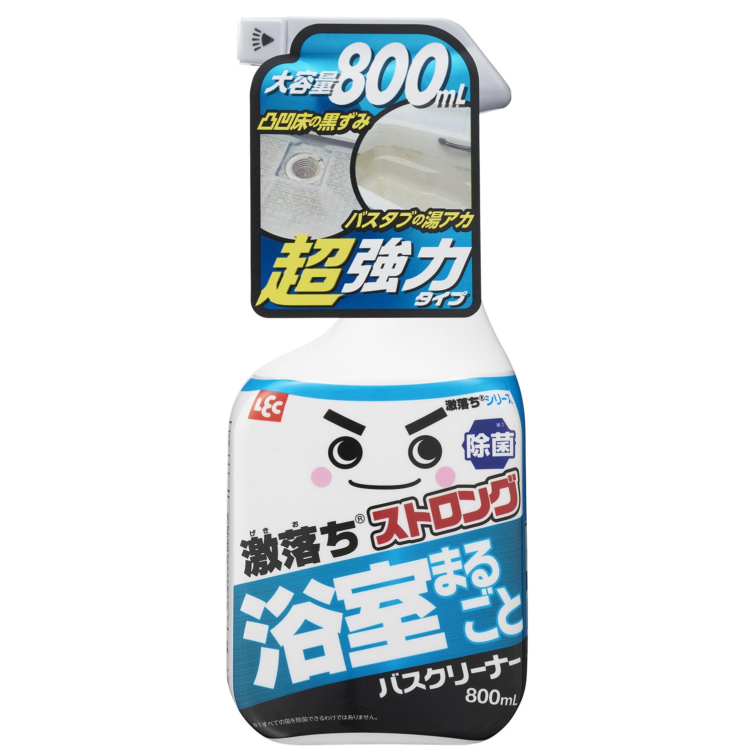 렉(LEC) 격락 스트롱 욕실 통째로 버스 클리너 대용량 800mL(초강력 타입)