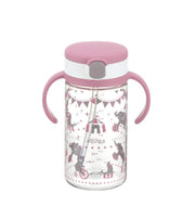 Richell Aclear Outing Straw Mug R 320 Pink 1 piece 320ml 7 months