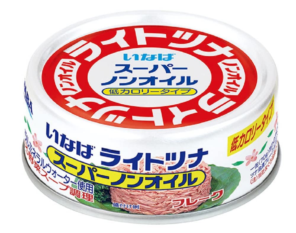 Inaba Foods Inaba Light Tuna Super Non-Oil 70g x 24 miếng