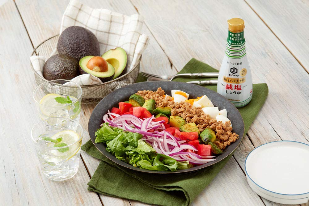 Always fresh, flavorful low-salt soy sauce 200ml x 3 pieces