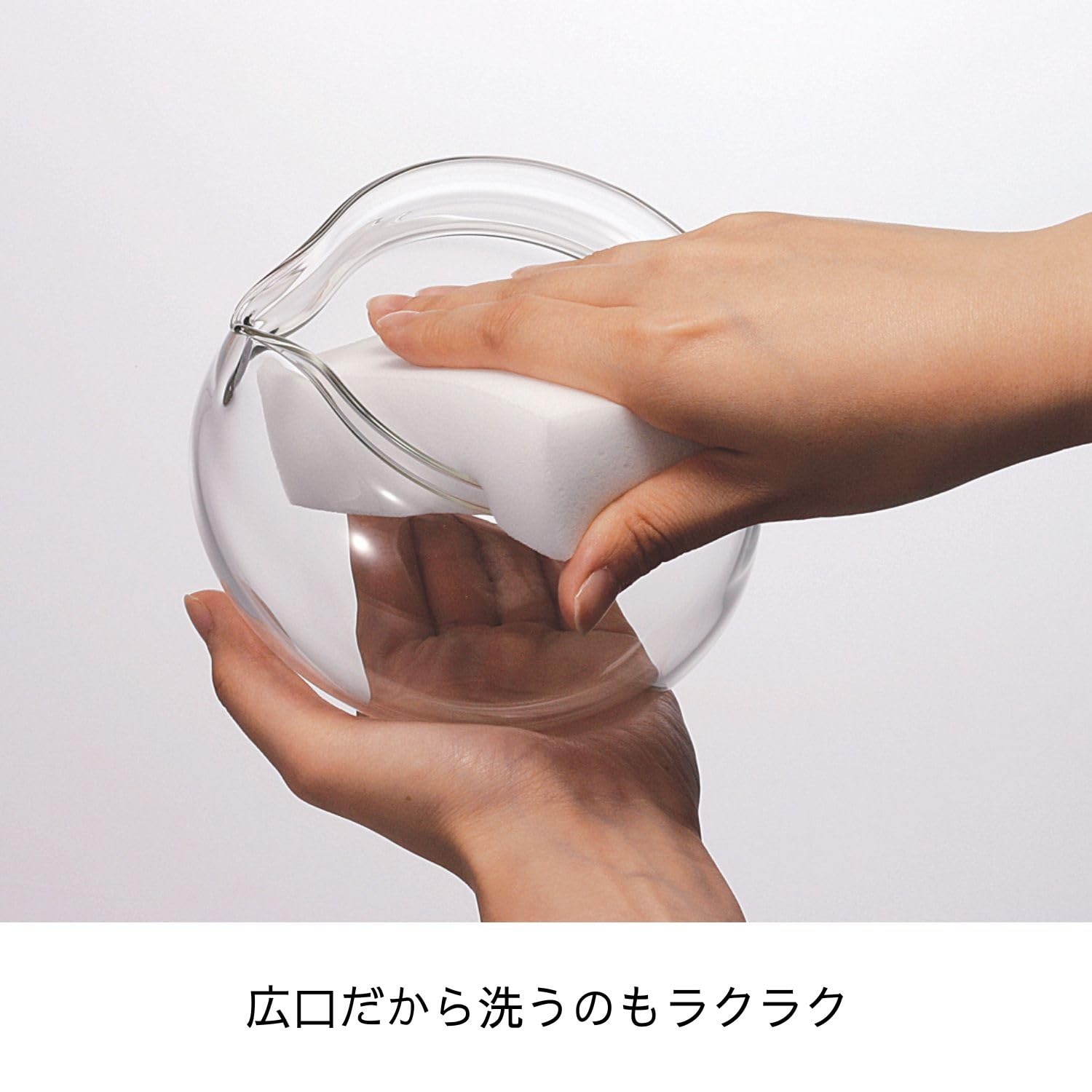 HARIO Tea Tea Teapot Round Practical Capacity 450ml Heat Resistant Glass CHJMN-45T