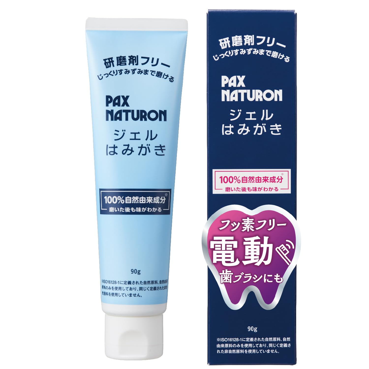 팩스 내츄론 젤 벌레 90g 연마제 미사용 전동 칫솔 무첨가 거품 겸손 천연 유래 100% 태양 유지