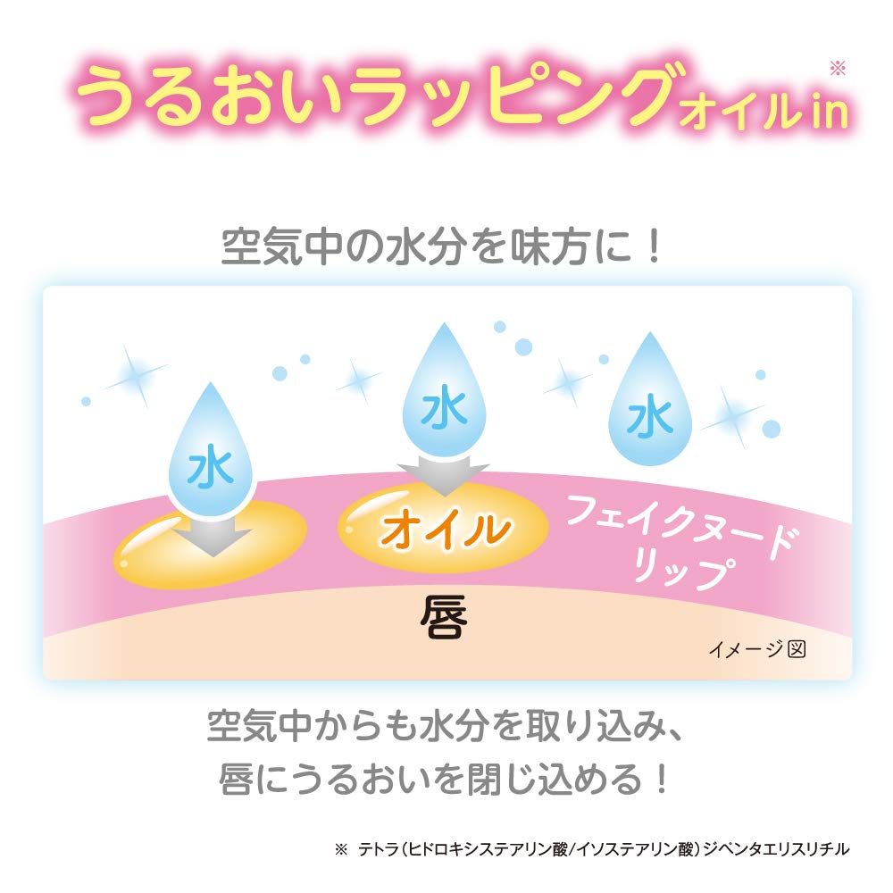 SANA Bare Skin Fake Nude Lip 03 Attraction Red Lip Balm 3.1g (x 1) Lipstick