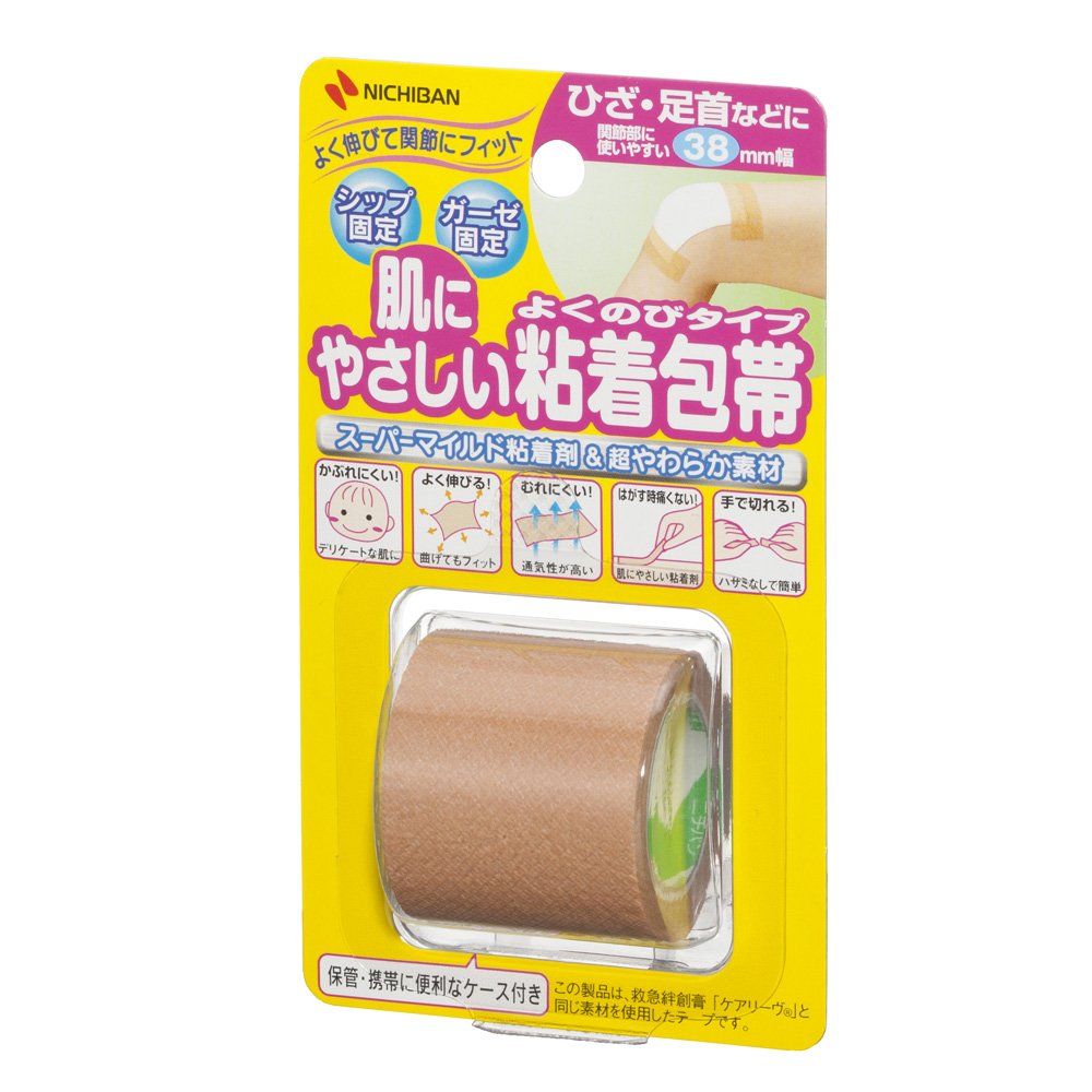 피부에 좋은 점착 붕대 무릎 발목 등 38mm 폭