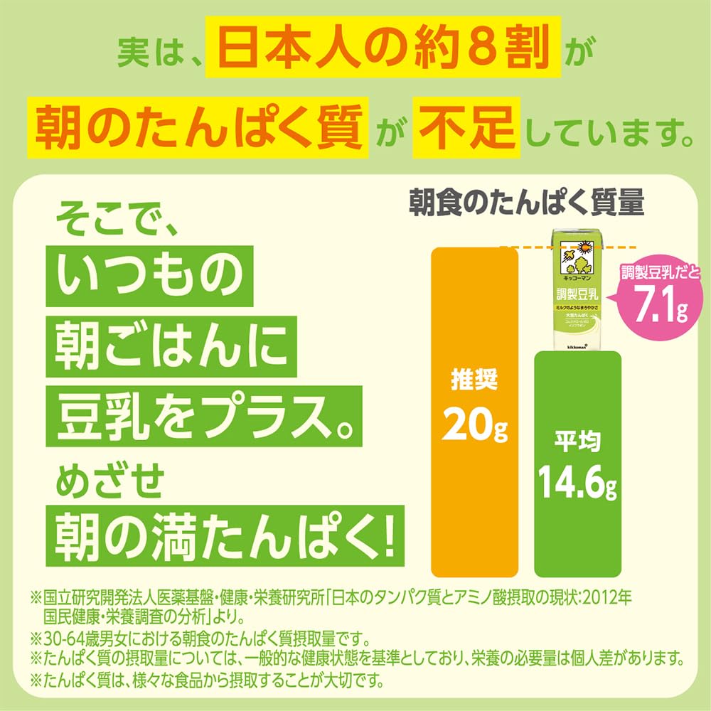 키코만 조제 두유 SOYMILK DAYS 1000ml×6개