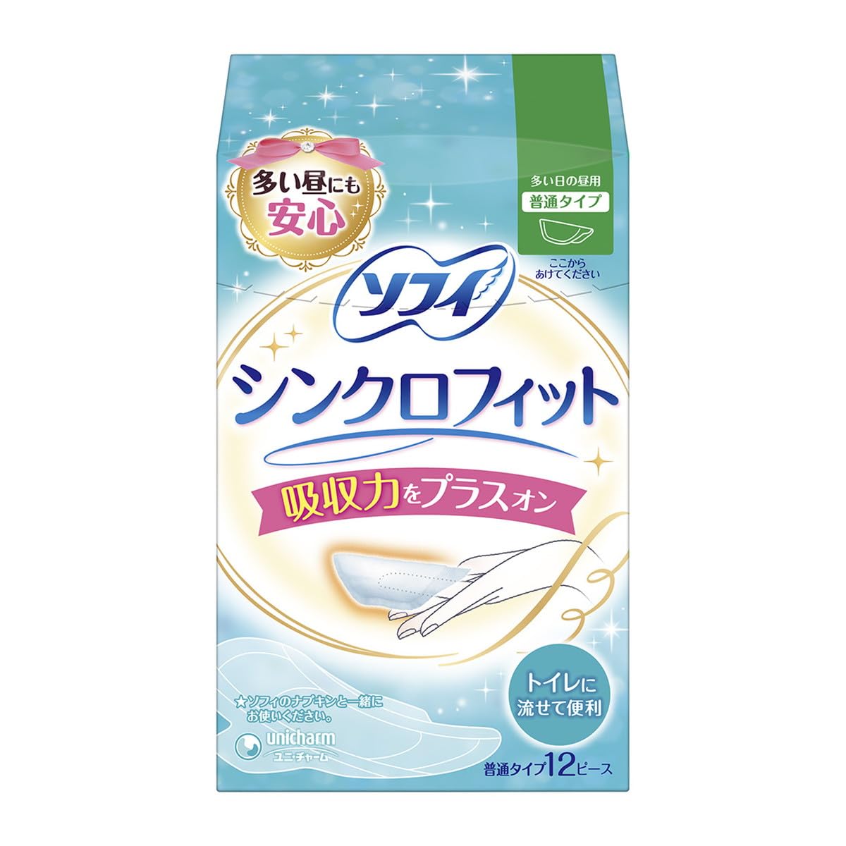 [Bulk purchase] Sofy Synchro Fit 12 pieces x 4 pack (unicharm Sofy)
