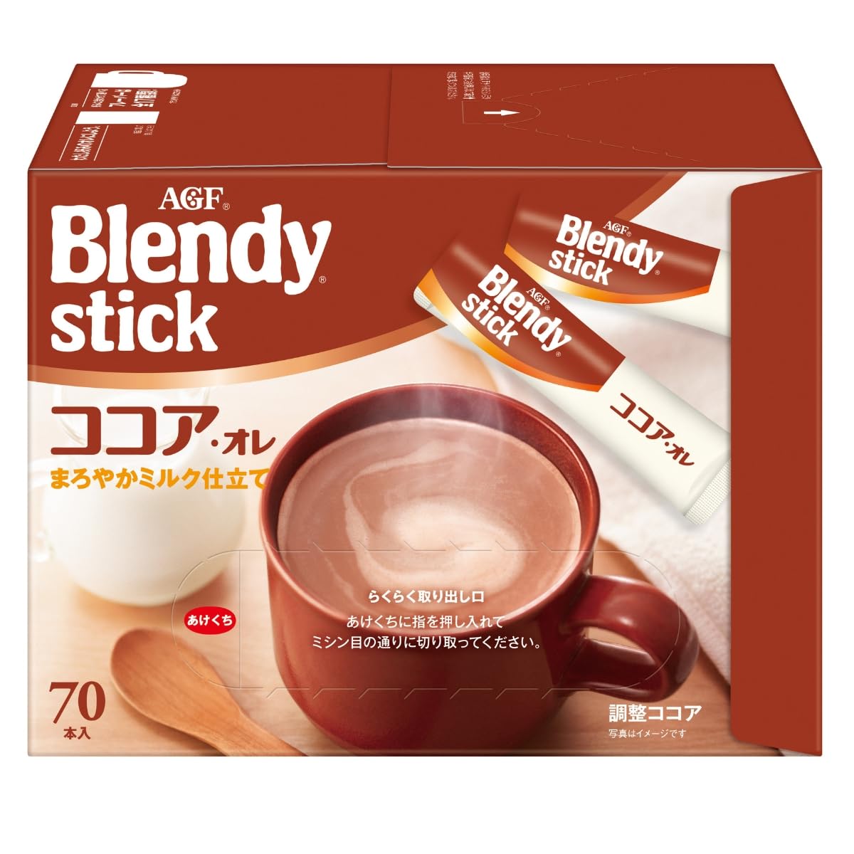 AGF Blendy Stick Cocoa Ore 70 pieces [Milk Cocoa]