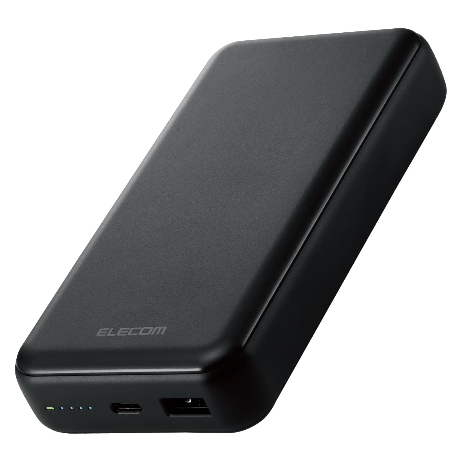 ELECOM Mobile Battery 20000mAh Large Capacity (USB PD Compatible) 20W Type-C x 1 / USB-A x 1 Black DE-C34-20000BK