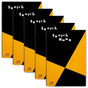 Maruman Sketchbook A3 Design Series Drawing Paper Narrow Opening 24 Sheets 5 Book Set S115X5