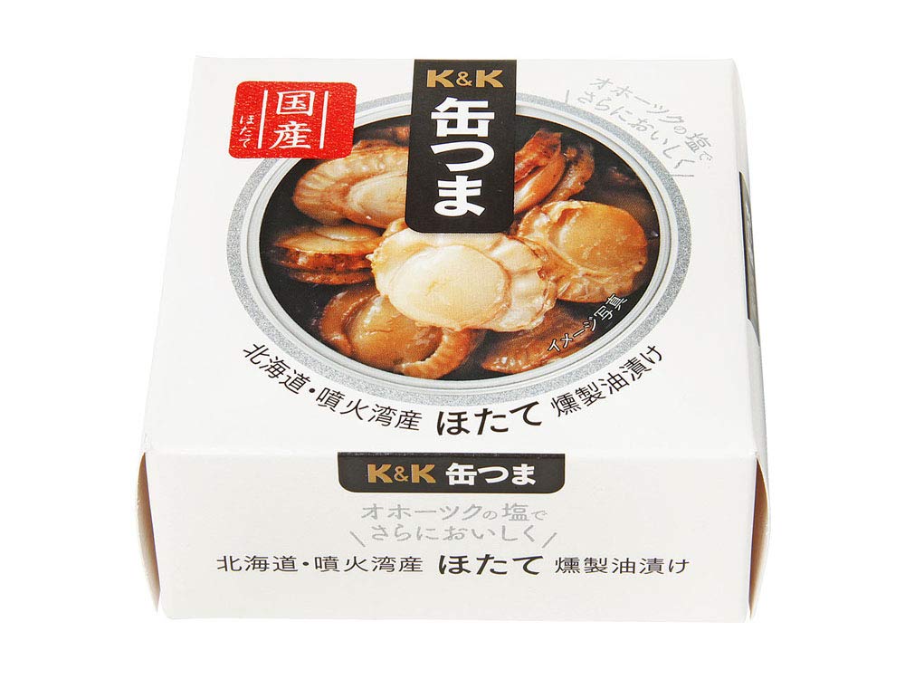 K&K 캔쓰마 프리미엄 홋카이도 호타테 훈제유 절임 55g