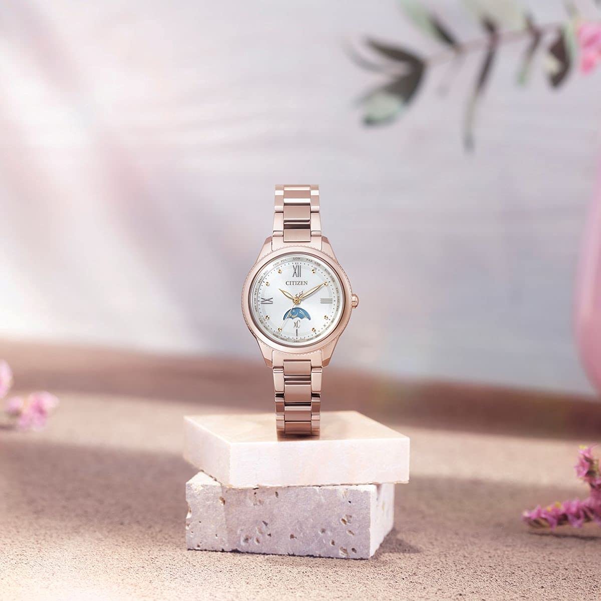 [CITIZEN] 손목시계 크로스시 xC ( daichi collection ) EE1004-57A ( 광발전 에코·드라이브 전파 시계/일상생활 방수 / 여성 / 핑크 )