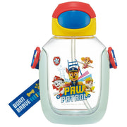스케이터 (Skater) 물통 빨대 포함 530ml 파우 순찰 23 빨대 물통 원 푸시 어린이용 PDSH6DX-A
