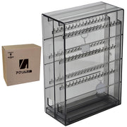 Acrylic Honpo Keychain Storage Case Gachagacha Display Acrylic Keychain Oshi Goods Goods Storage Drawer 2 Tier Oshikatsu Plastic (Gray)