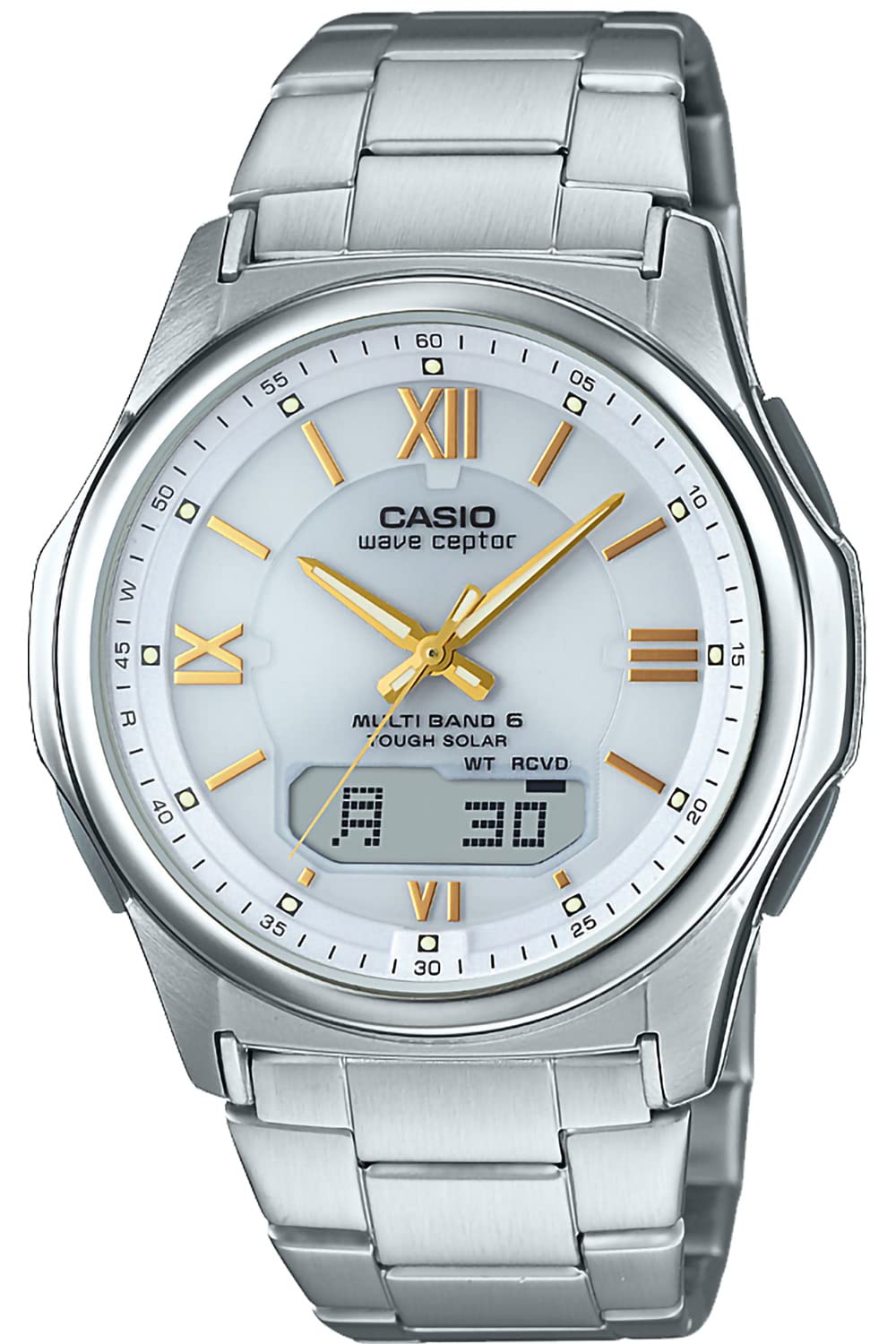 [Casio] Wave Ceptor Watch [Domestic Genuine Product] Radio Solar WVA-M630D-7A2JF Men's Silver