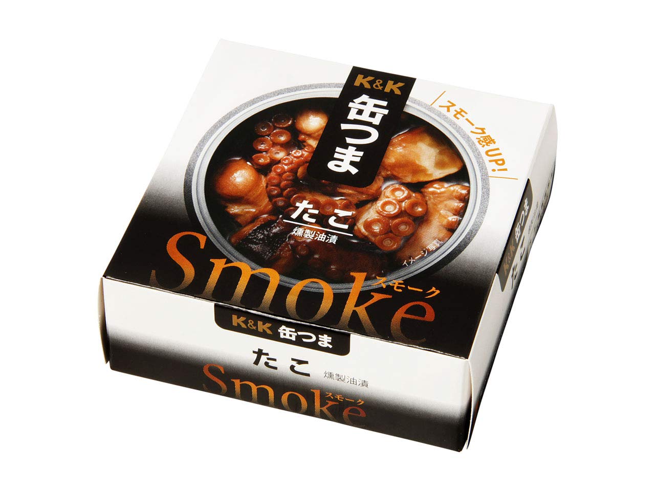 K&K 缶つまスモーク たこ 50g
