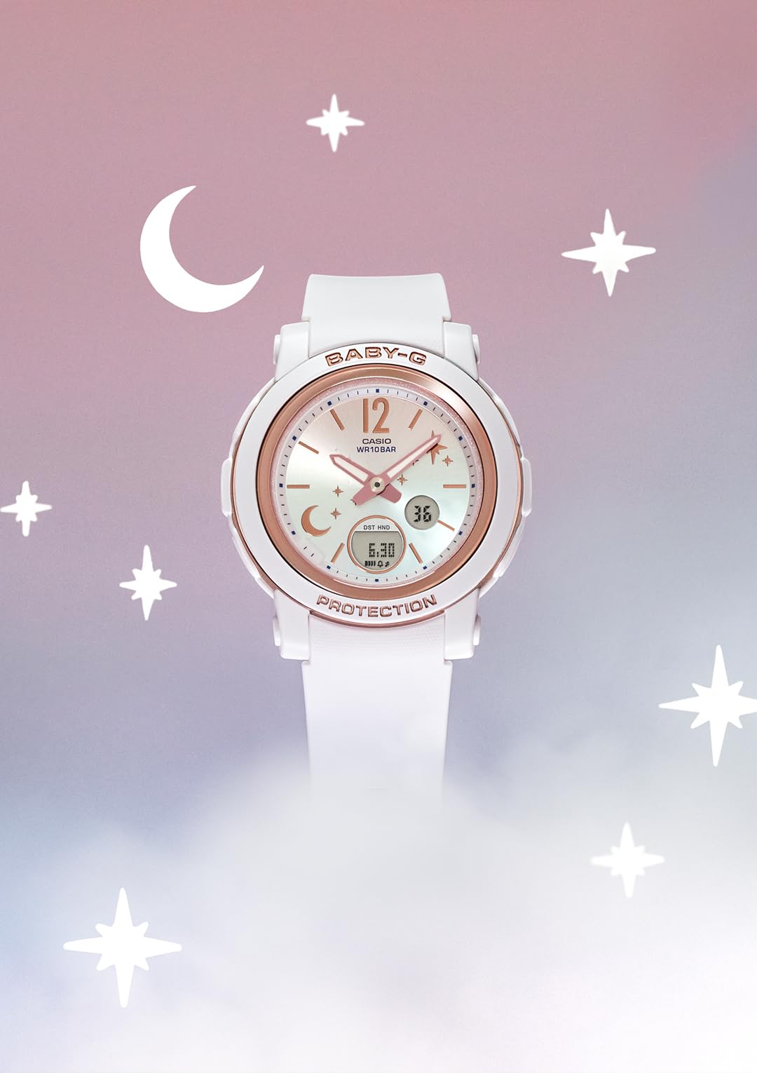 [Casio] Babygie Watch [Domestic Genuine Product] BGA-290DS-7AJF Women's White