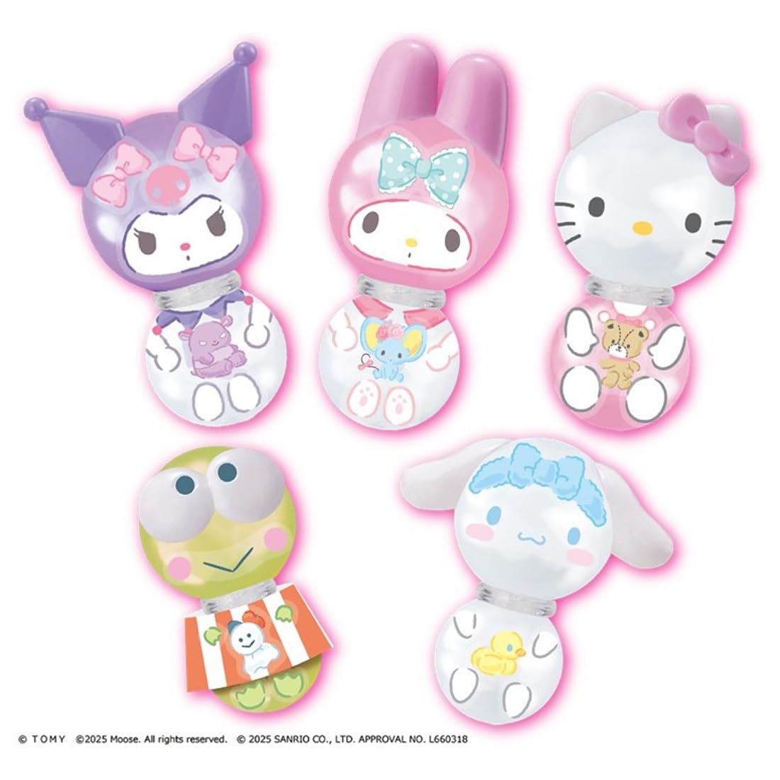 TAKARA TOMY Oonies Pomplu Premium Set Sanrio Characters